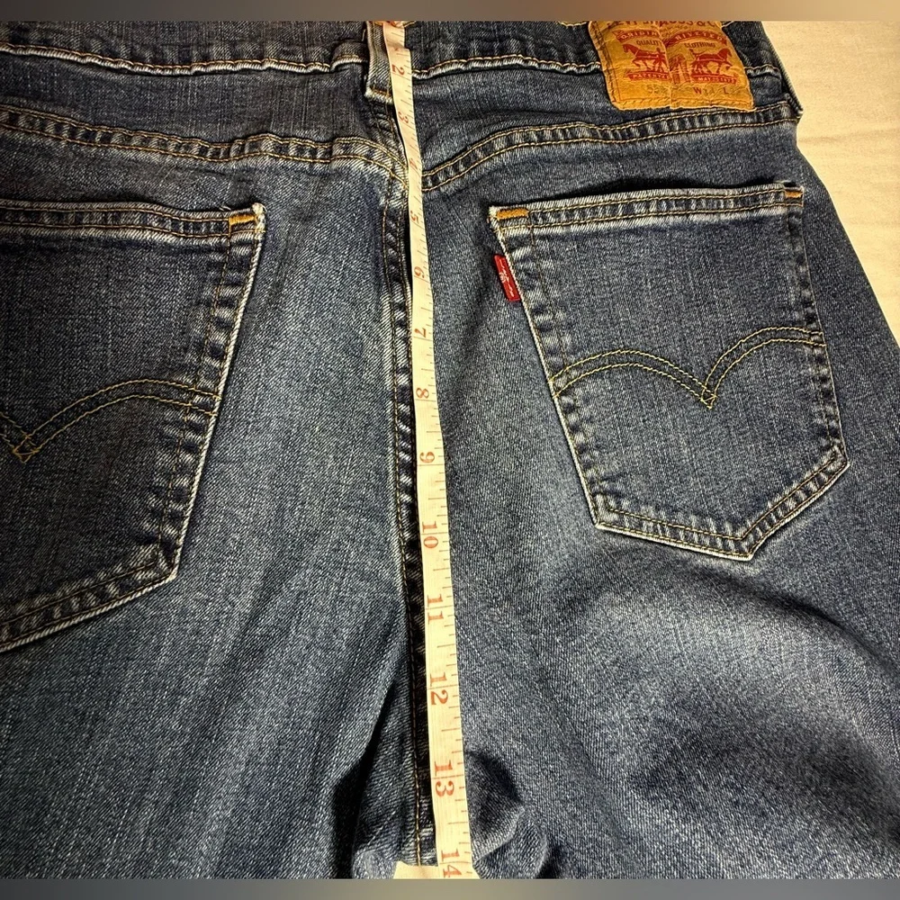 Levi's Men's Straight Jeans in Deep Blue